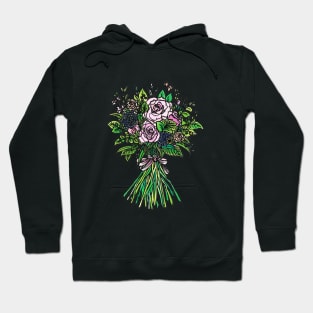 Hand-tied flower Bouquet Hoodie